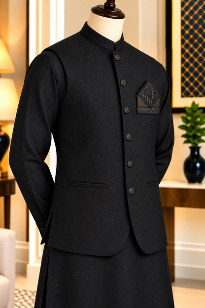 DASTAAN CM-1341  SUIT + WAISTCOAT