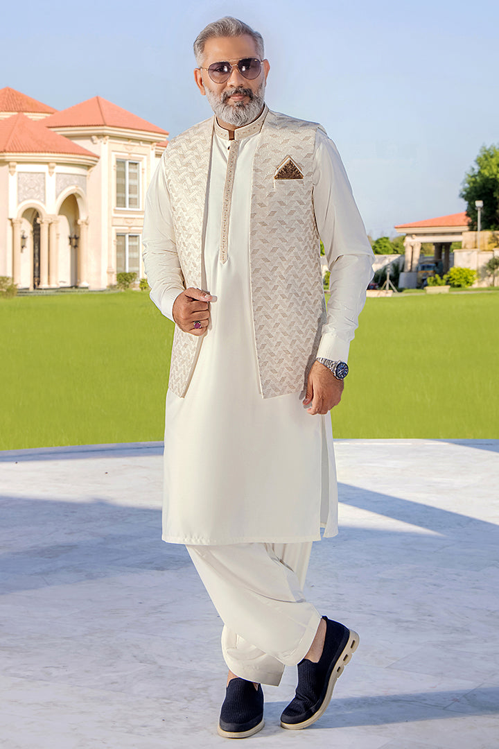 CM-1242  SUIT + WAISTCOAT