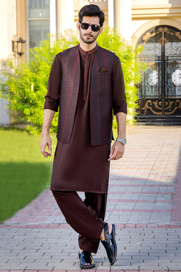 CM-1246  SUIT + WAISTCOAT