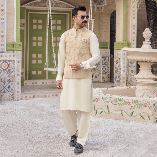 CM-1251  SUIT + WAISTCOAT