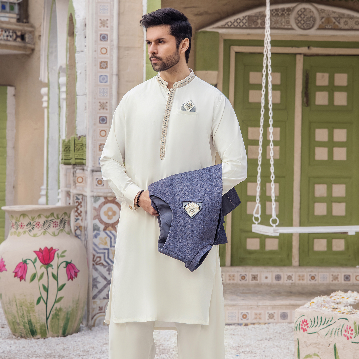 CM-1253  SUIT + WAISTCOAT