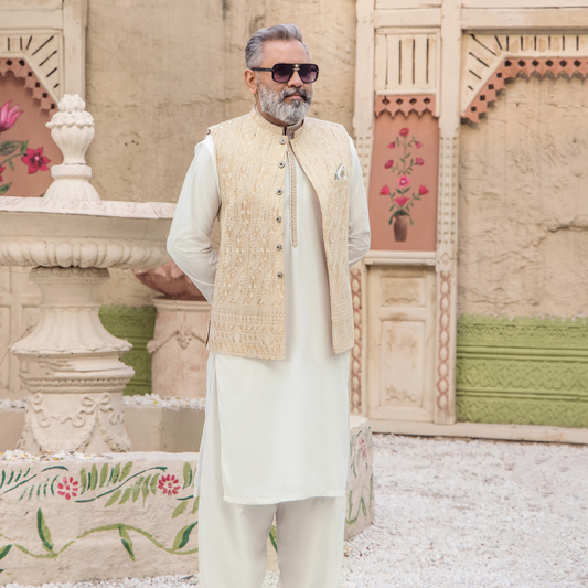 CM-1254  SUIT + WAISTCOAT