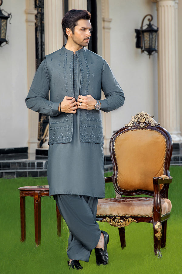 CM-1254  SUIT + WAISTCOAT