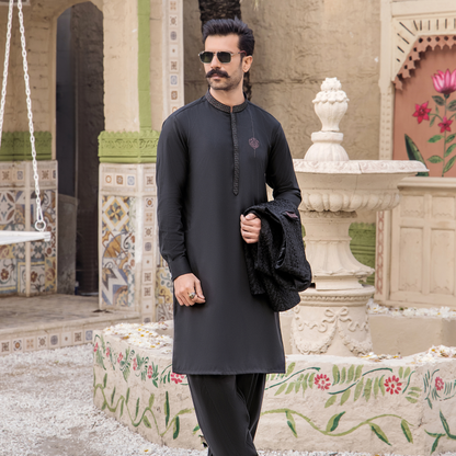 CM-1256  SUIT + WAISTCOAT