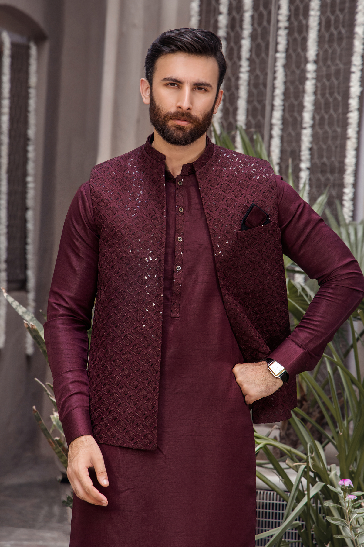 CM-1272 SUIT + WAISTCOAT
