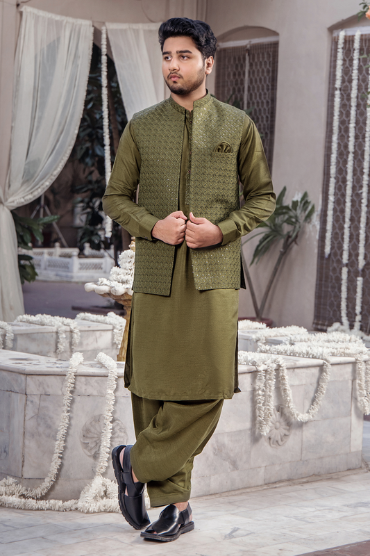 CM-1273 SUIT + WAISTCOAT