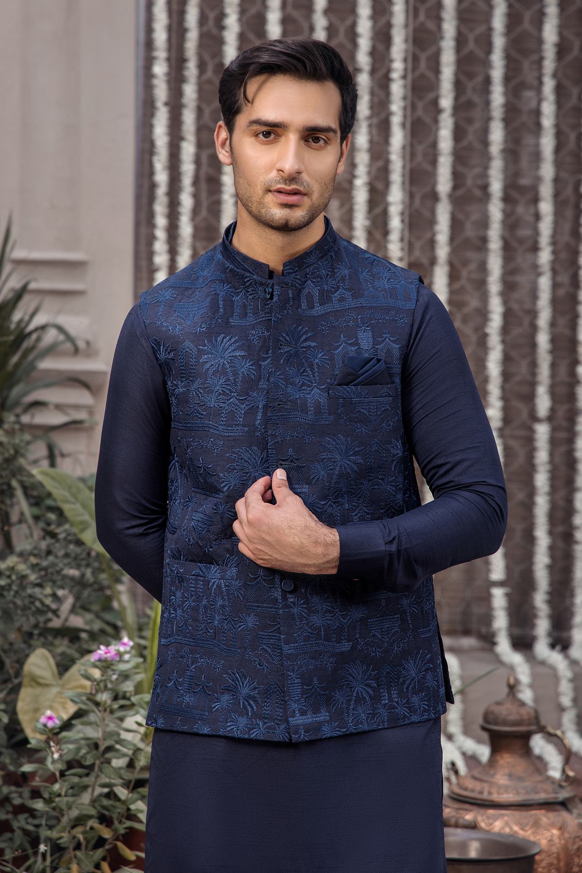 CM-1274 SUIT + WAISTCOAT