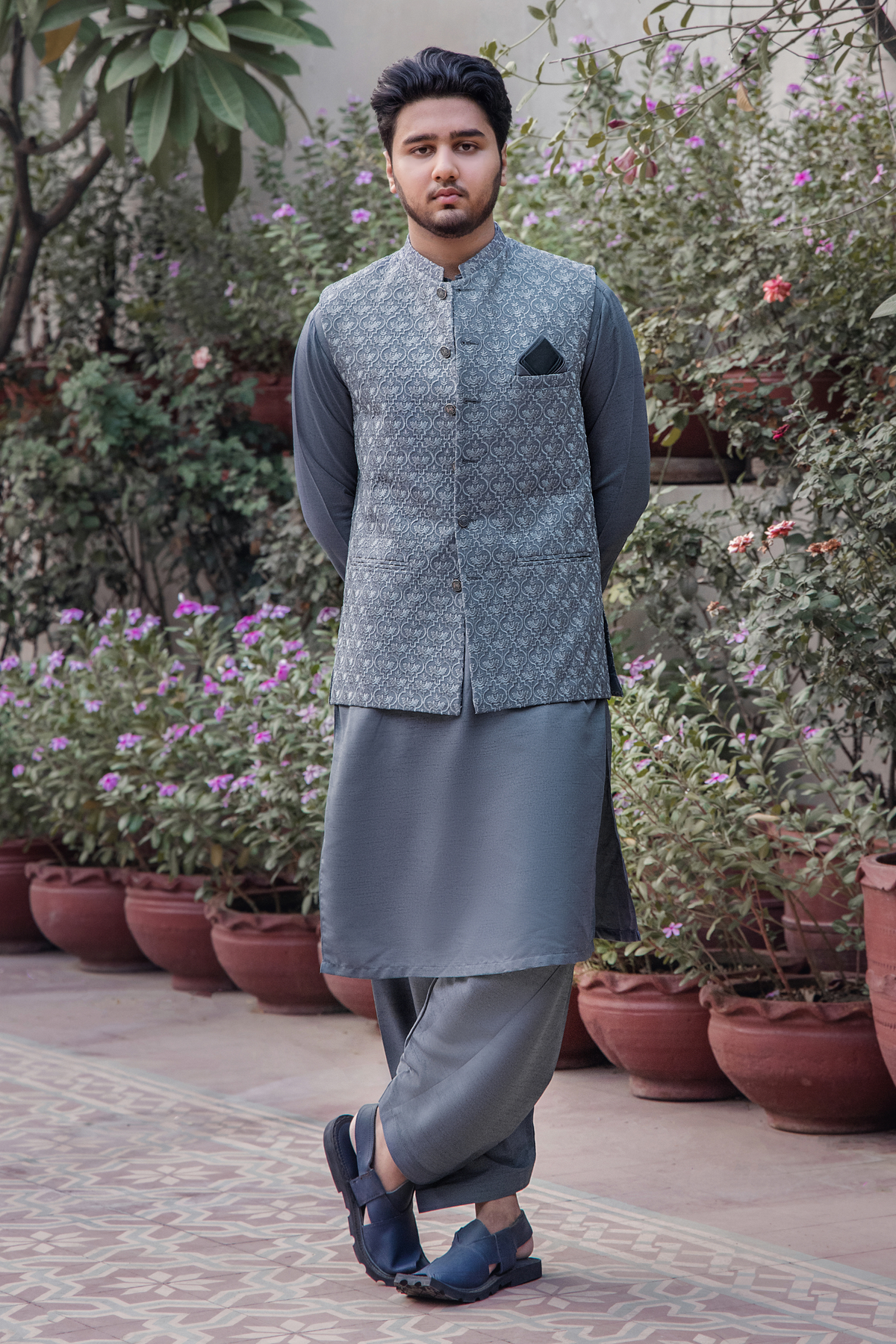 CM-1277 SUIT + WAISTCOAT