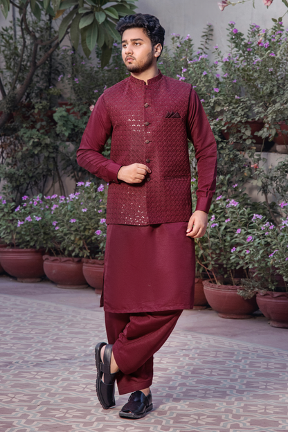 CM-1279 SUIT + WAISTCOAT