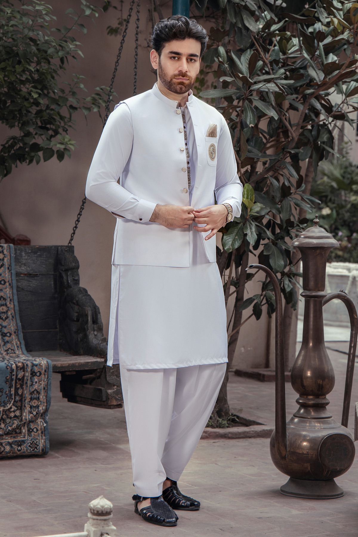 CM-1280  SUIT + WAISTCOAT