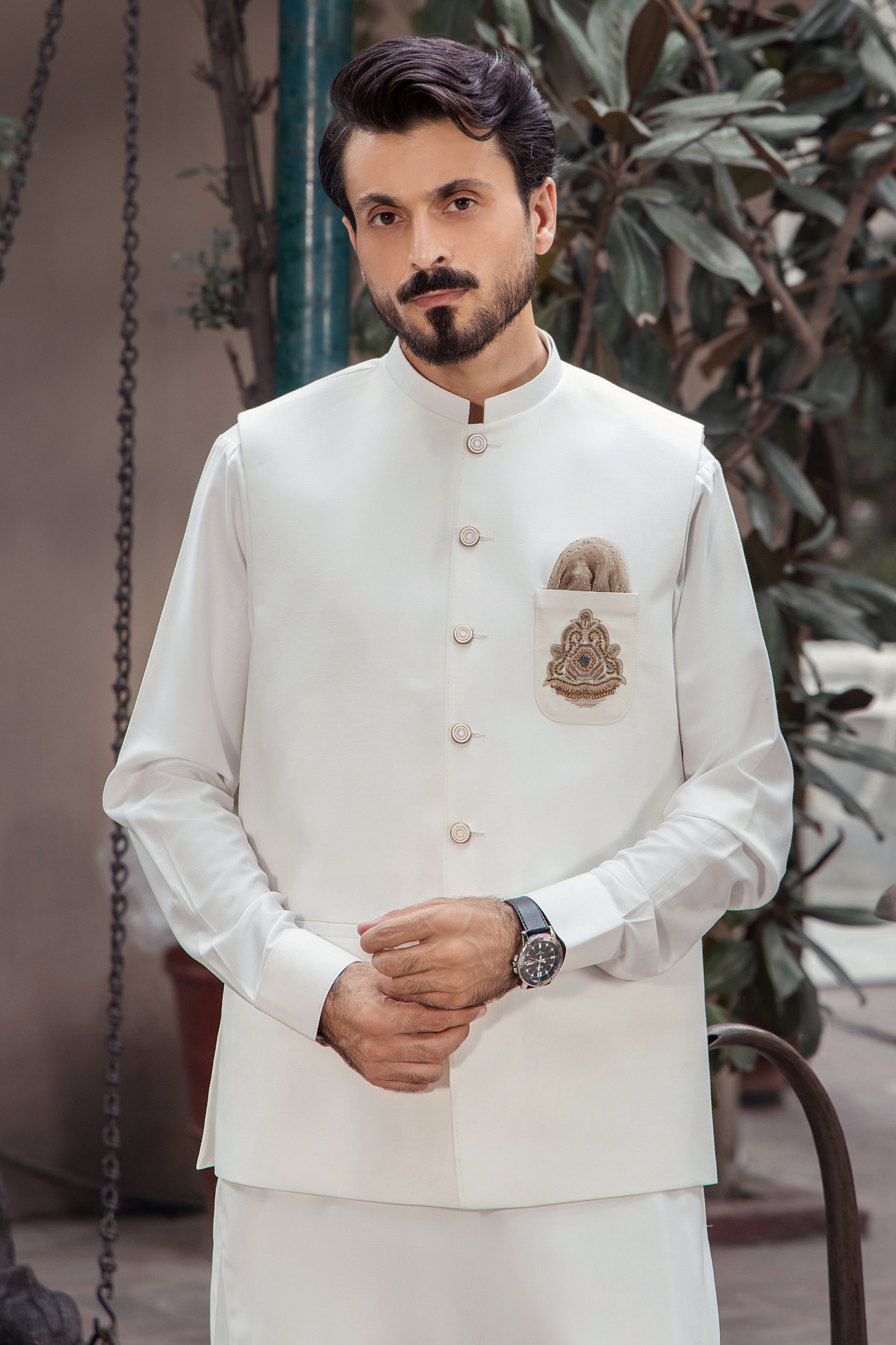 CM-1282 SUIT + WAISTCOAT