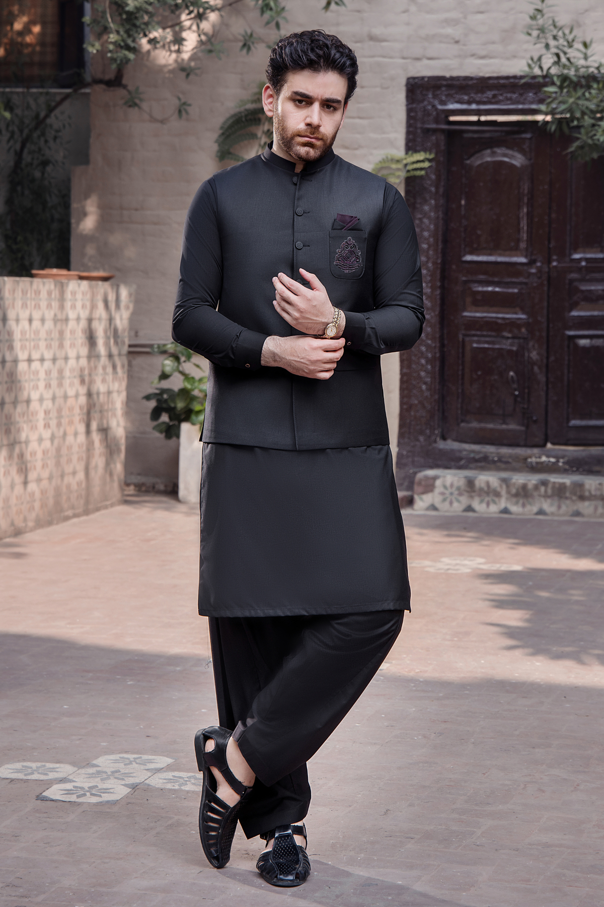 CM-1284 SUIT + WAISTCOAT