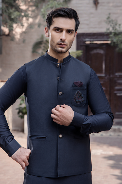 CM-1285 SUIT + WAISTCOAT
