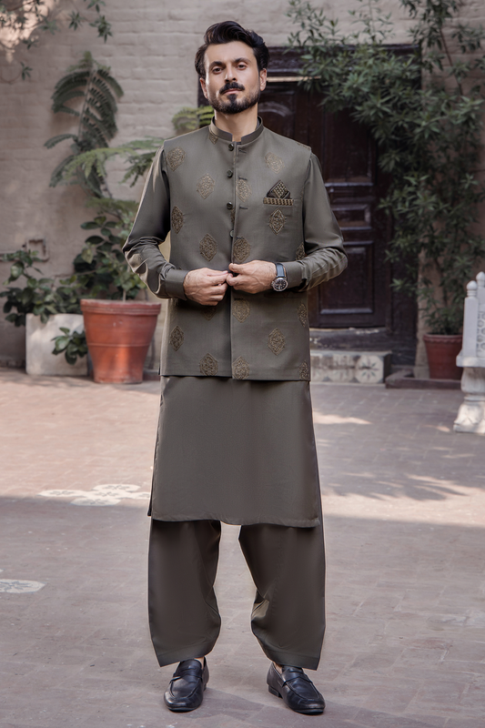 CM-1286 SUIT + WAISTCOAT