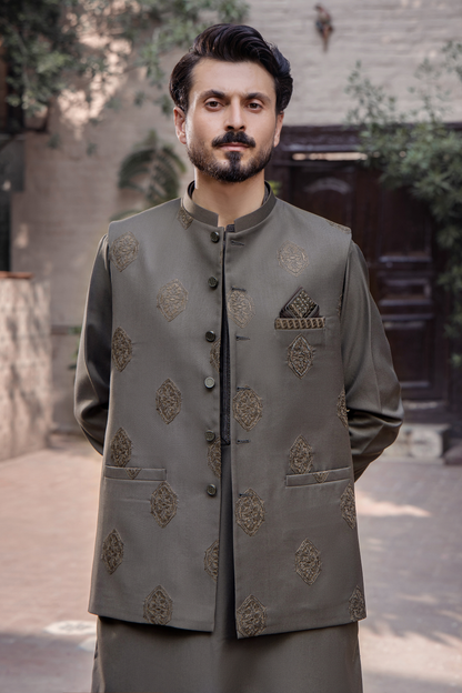 CM-1286 SUIT + WAISTCOAT