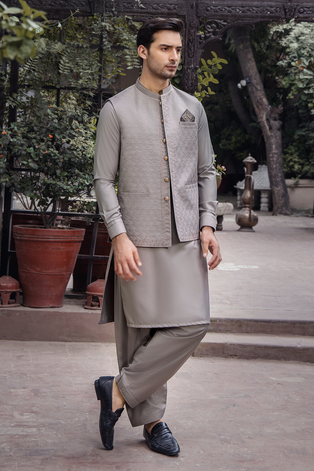 CM-1289 SUIT + WAISTCOAT