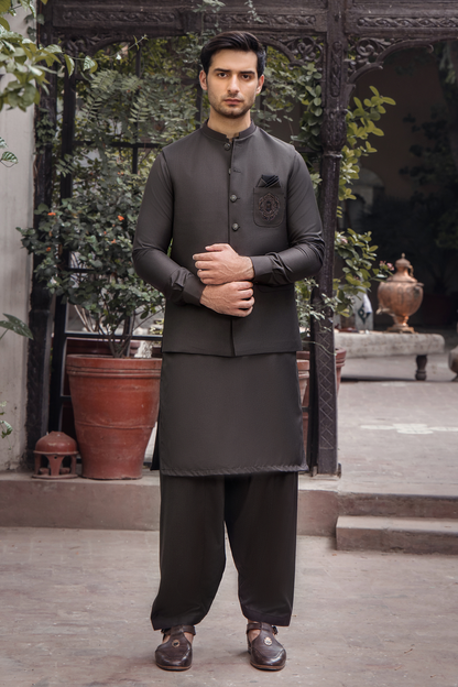 CM-1291 SUIT + WAISTCOAT