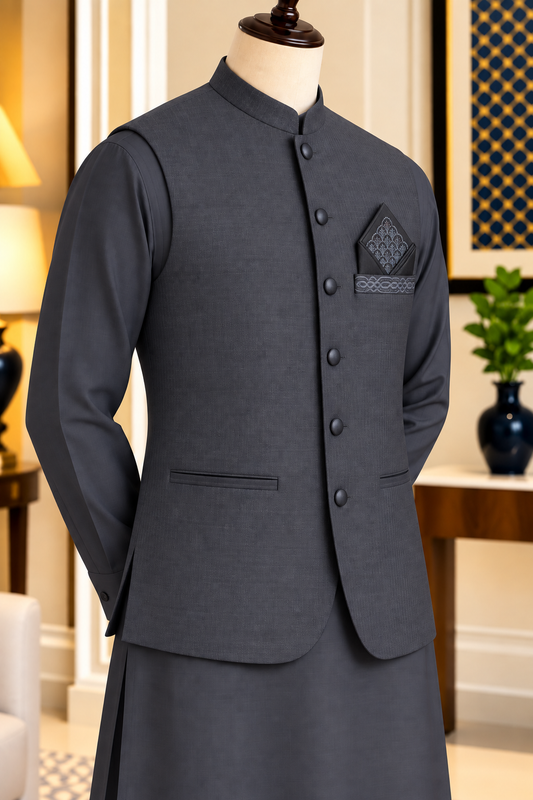 DASTAAN CM-1341  SUIT + WAISTCOAT