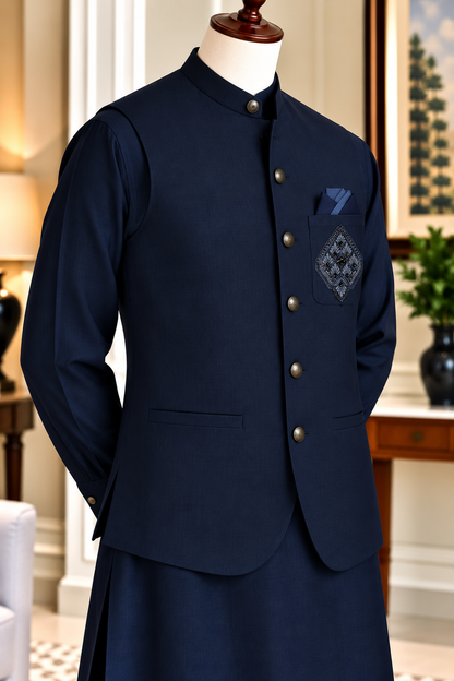 CM-1342  SUIT + WAISTCOAT