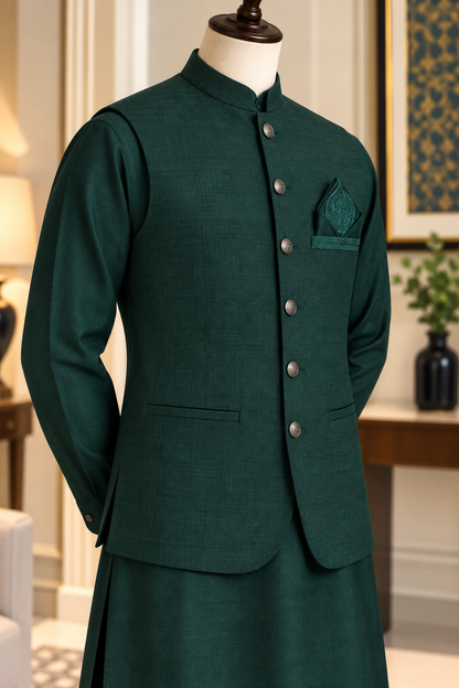 CM-1340  SUIT + WAISTCOAT