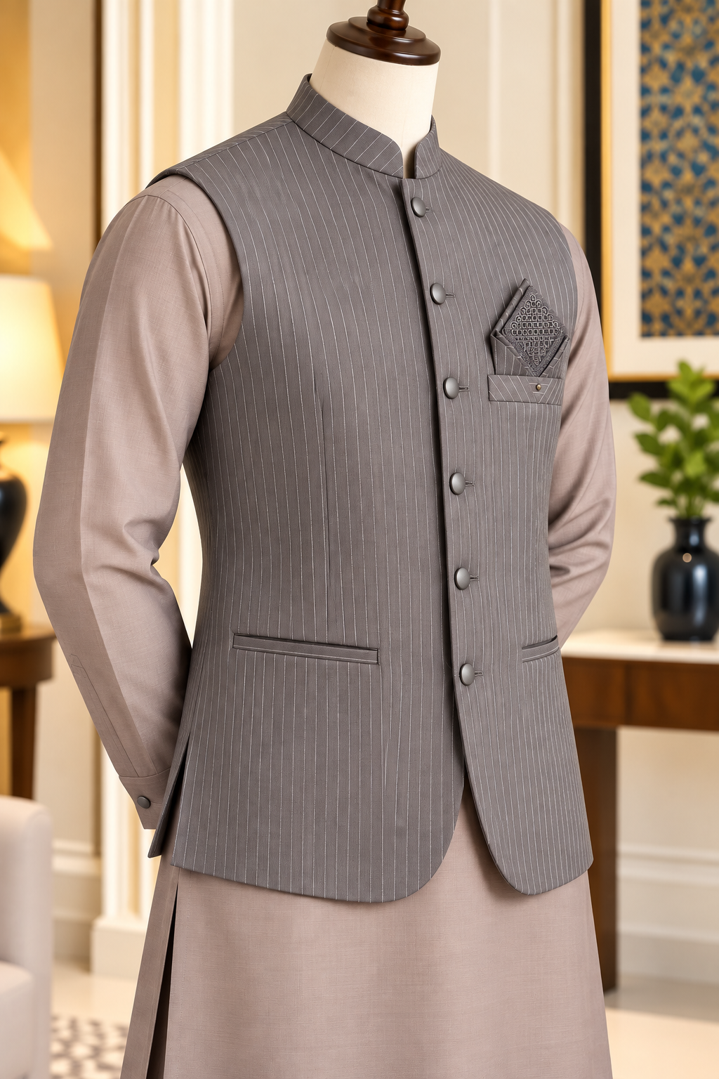 CM-1330 Suit + Waistcoat