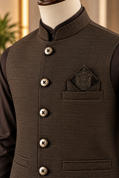 CM-1340  SUIT + WAISTCOAT
