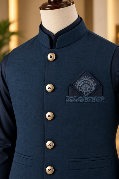 CM-1340  SUIT + WAISTCOAT