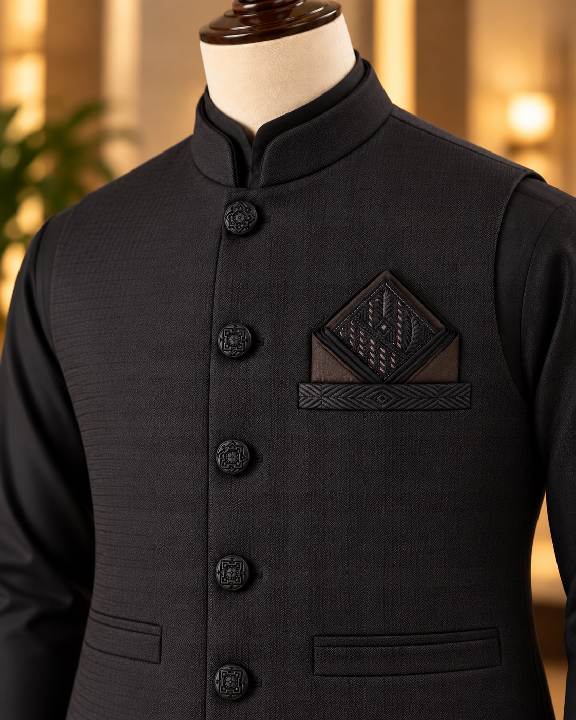 DASTAAN CM-1341  SUIT + WAISTCOAT