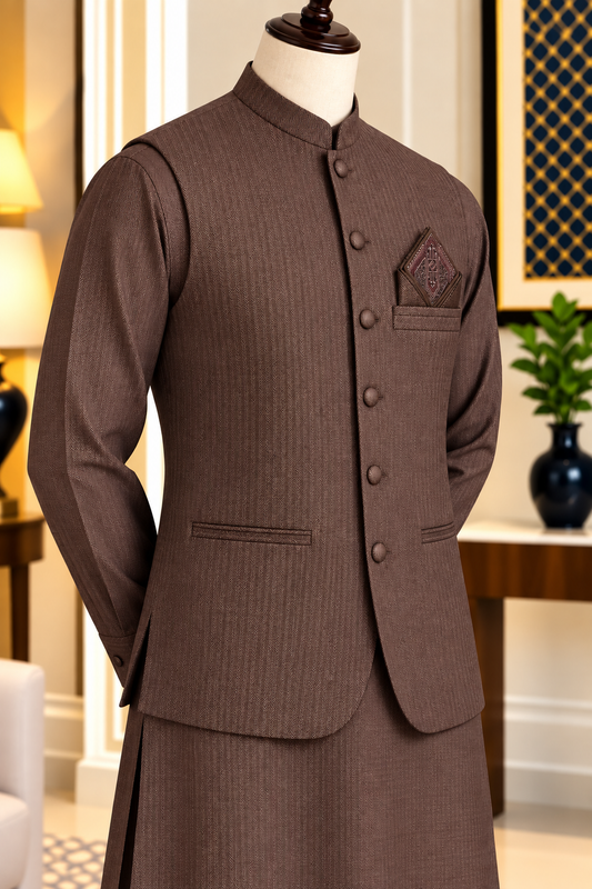 DASTAAN CM-1341  SUIT + WAISTCOAT