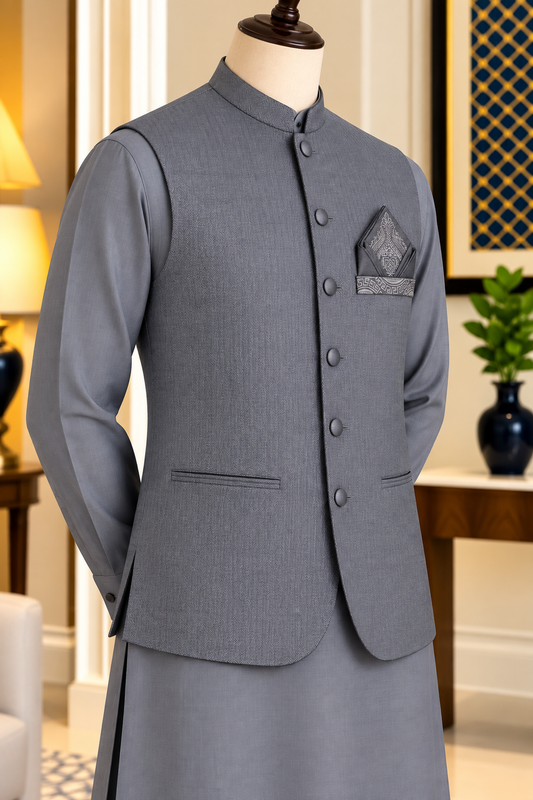 DASTAAN CM-1341  SUIT + WAISTCOAT
