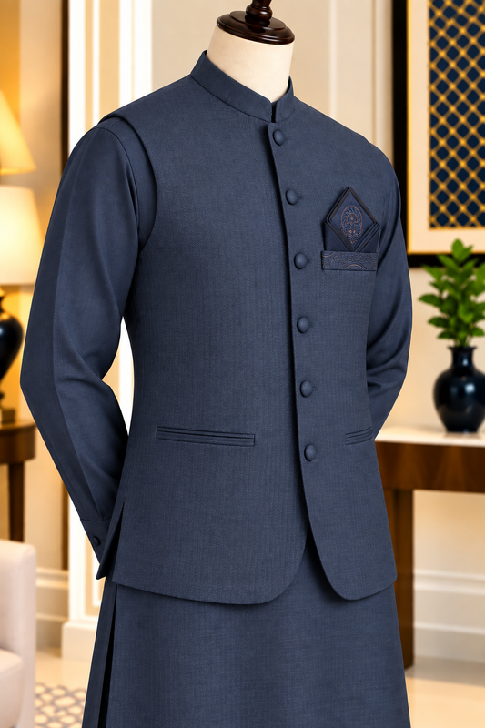 DASTAAN CM-1341  SUIT + WAISTCOAT