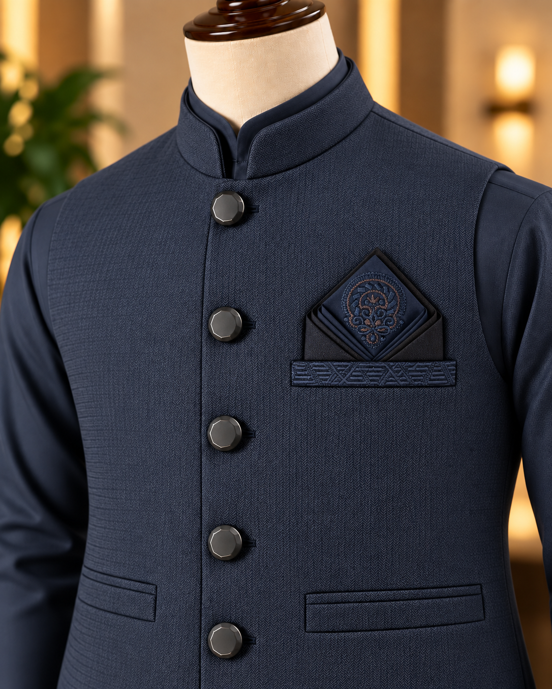 DASTAAN CM-1341  SUIT + WAISTCOAT