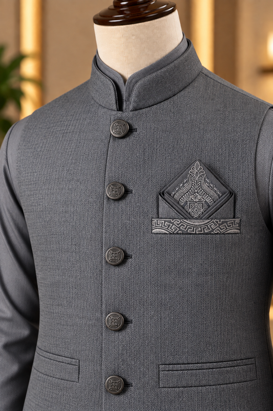DASTAAN CM-1341  SUIT + WAISTCOAT