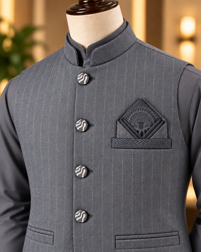 DASTAAN CM-1341  SUIT + WAISTCOAT