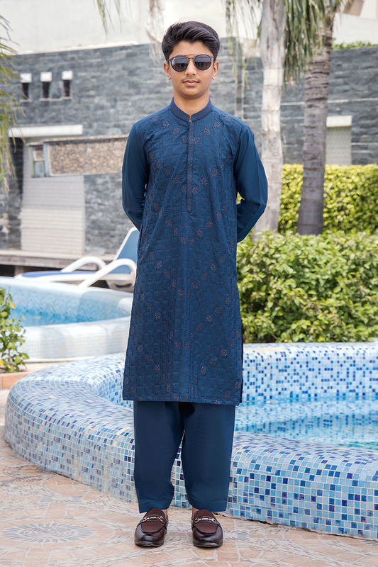 NAWAB ZADAY | KD-1052- Semi Stitch