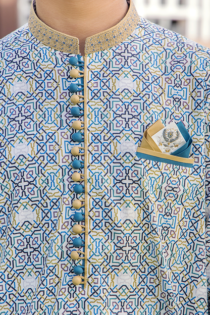 NAWAB ZADAY | KD-1061- Semi Stitch