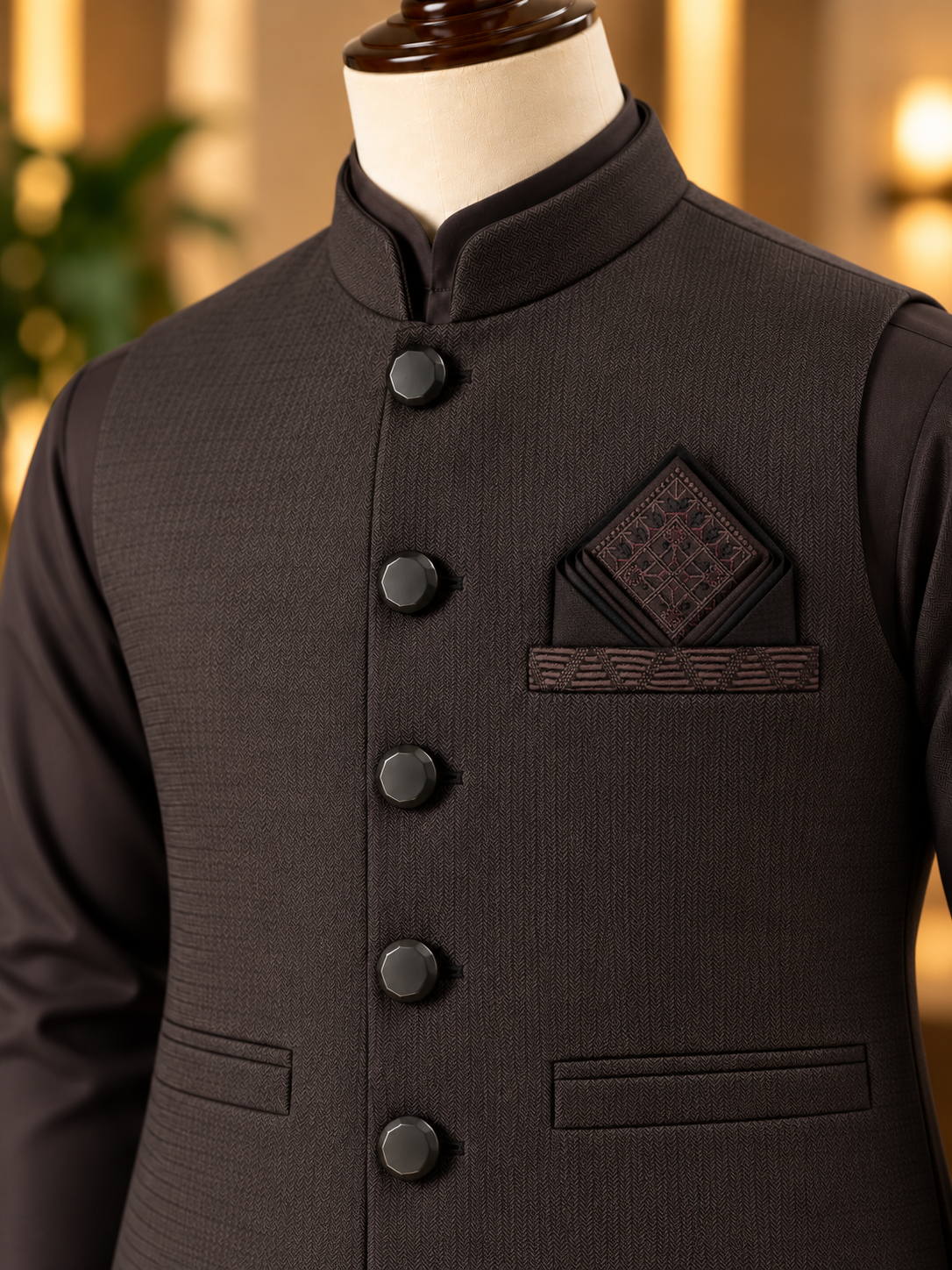 DASTAAN CM-1341  SUIT + WAISTCOAT