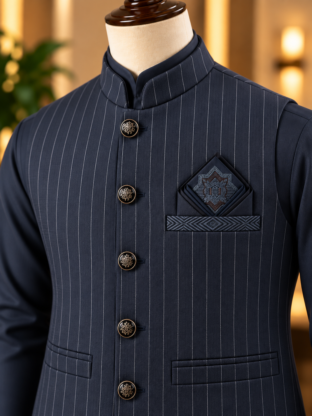 DASTAAN CM-1341  SUIT + WAISTCOAT