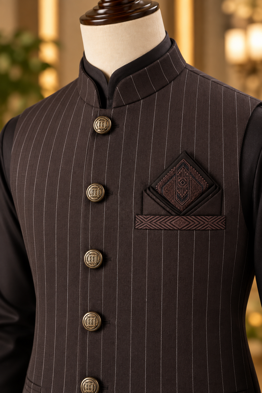 DASTAAN CM-1341  SUIT + WAISTCOAT