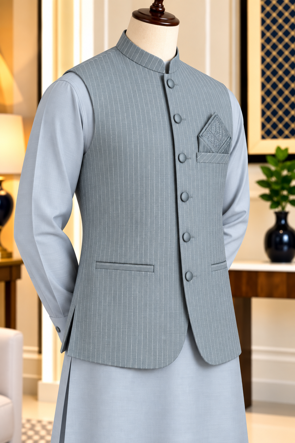 CM-1330 Suit + Waistcoat