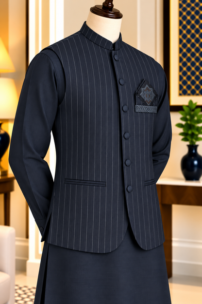 DASTAAN CM-1341  SUIT + WAISTCOAT