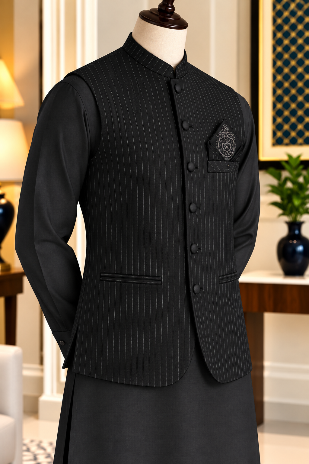 CM-1330 Suit + Waistcoat