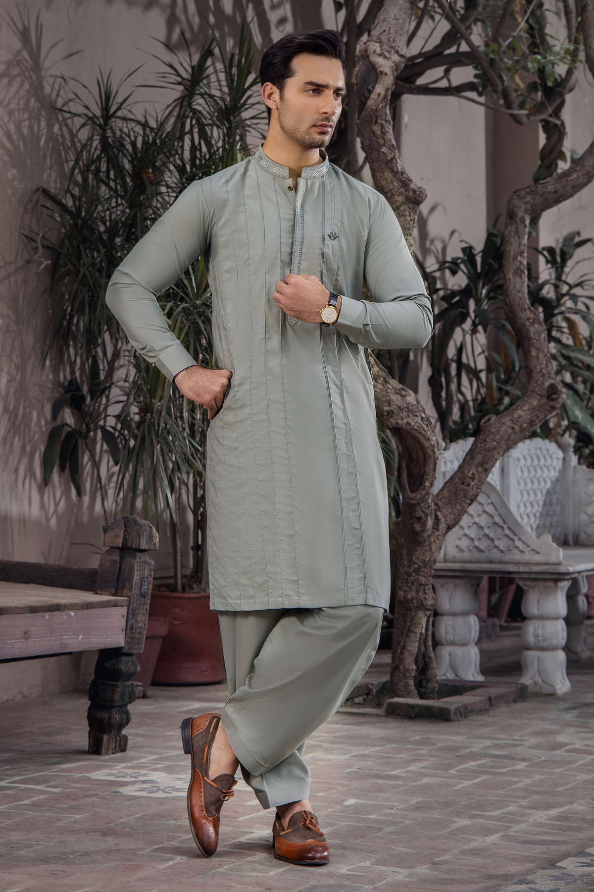 SHAN-E-RIWAJ SR-2111- Semi Stitch