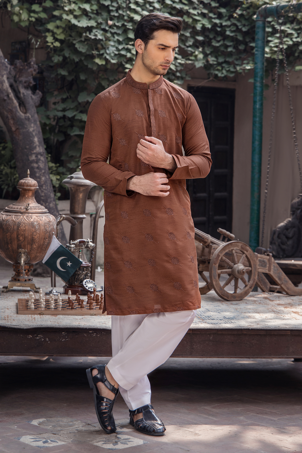 SHAN-E-RIWAJ SR-2128 - Semi Stitch