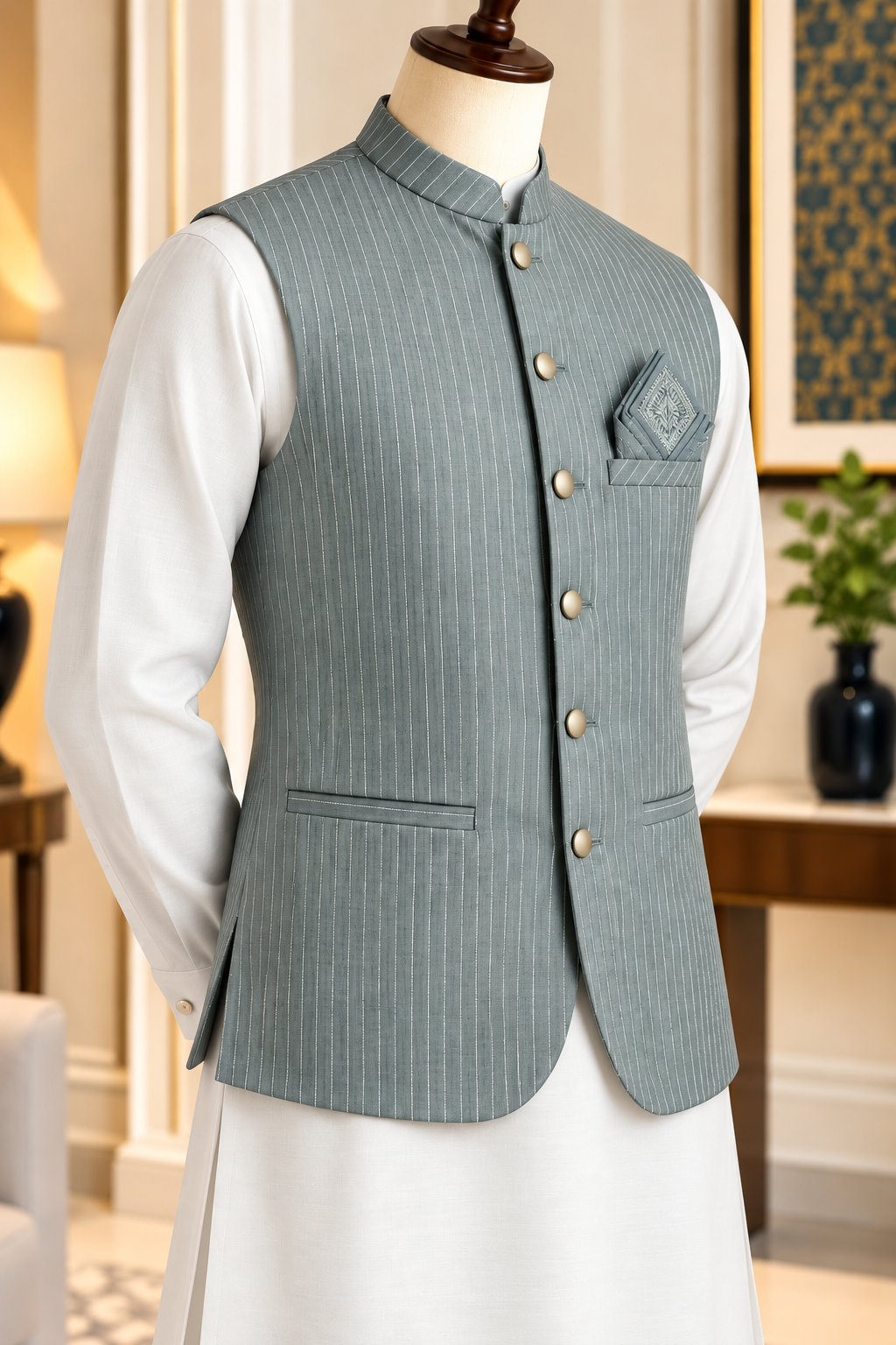 CM-1330 Suit + Waistcoat