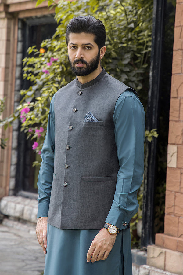 Riwaj Waist Coat WC- 1200 - Stitched