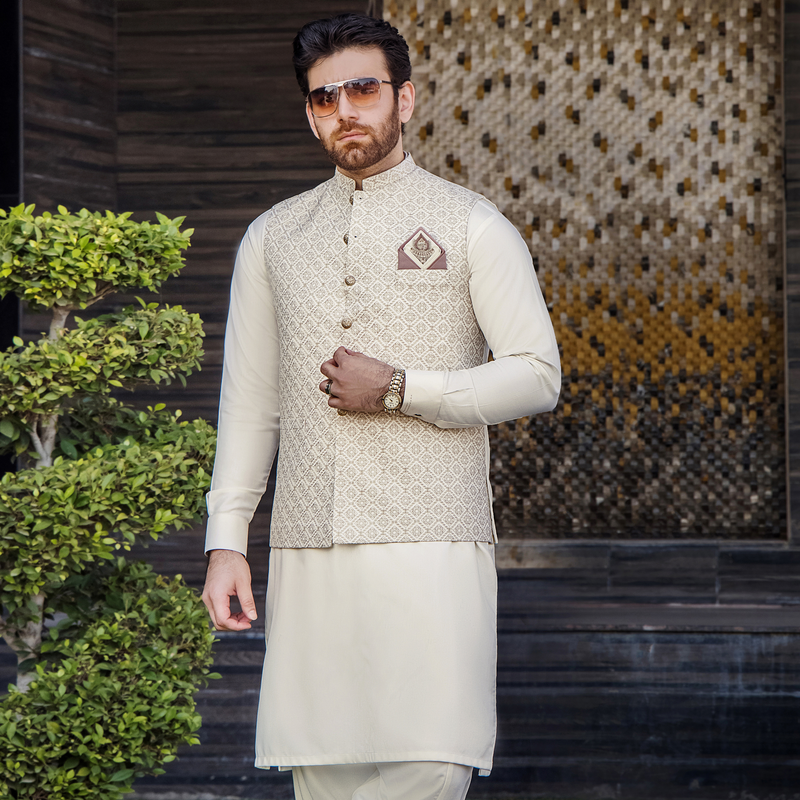 CM-1301  SUIT + WAISTCOAT