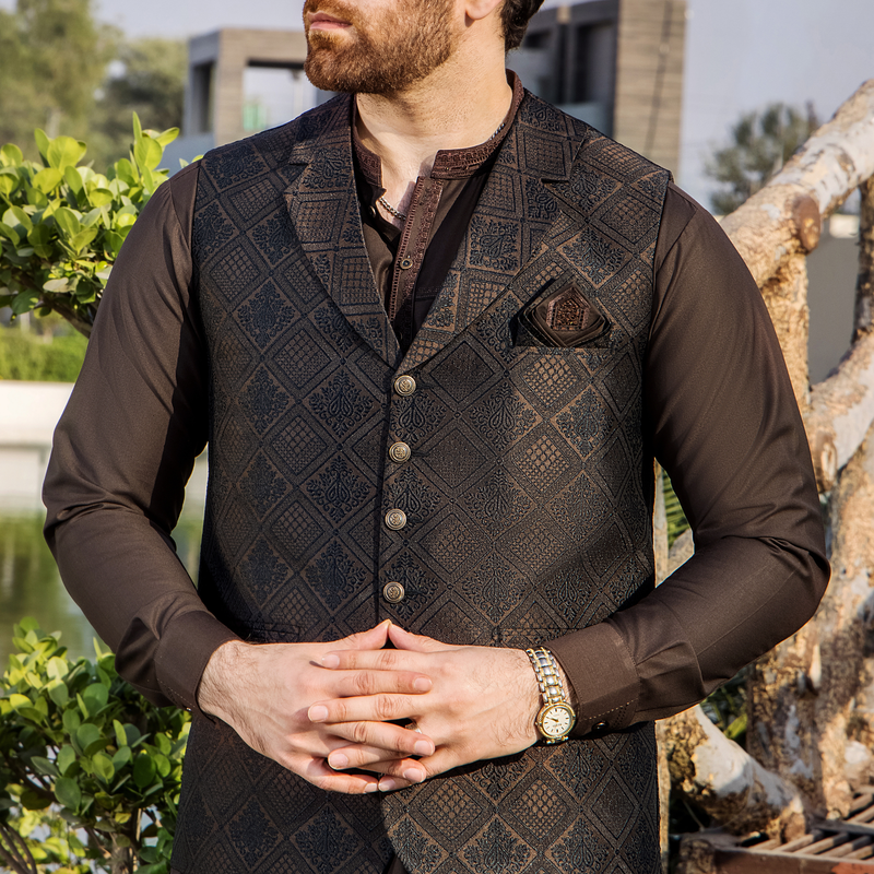CM-1312  SUIT + WAISTCOAT