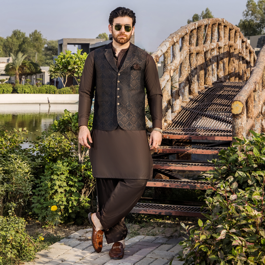 CM-1312  SUIT + WAISTCOAT