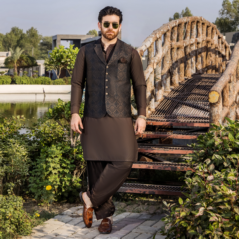 CM-1312  SUIT + WAISTCOAT